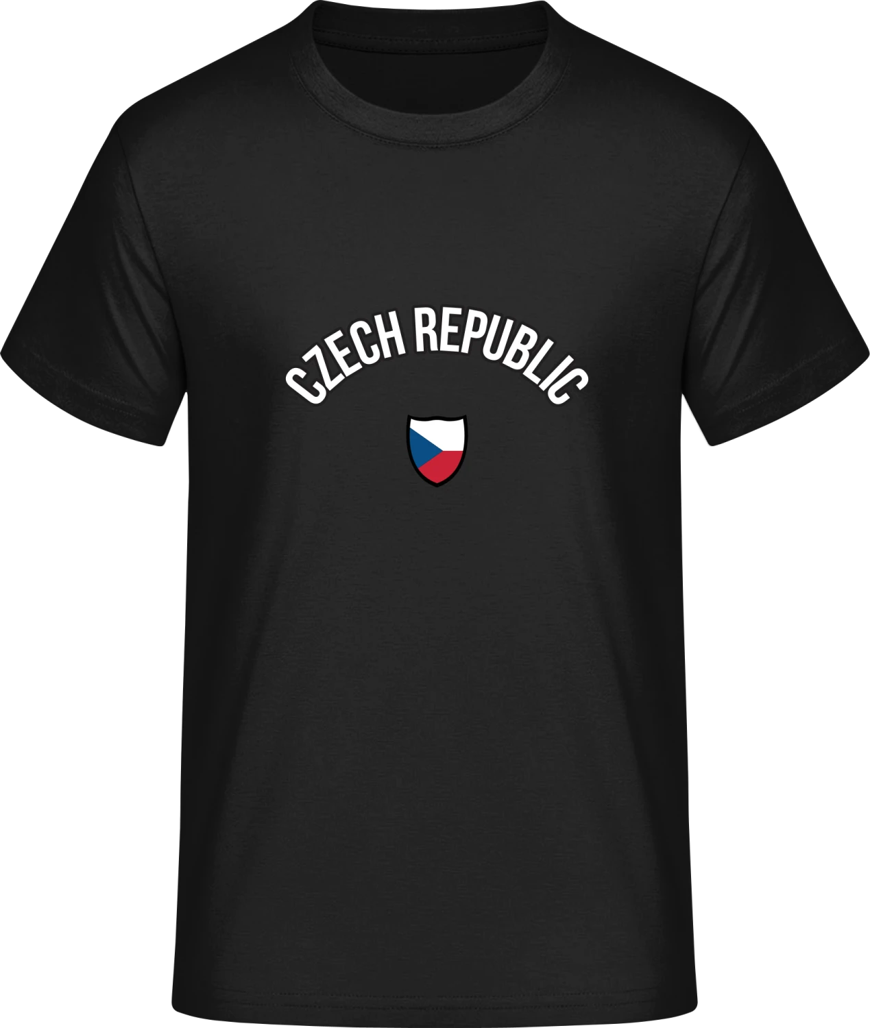 Czech Republic Fan - Front_Schwarz