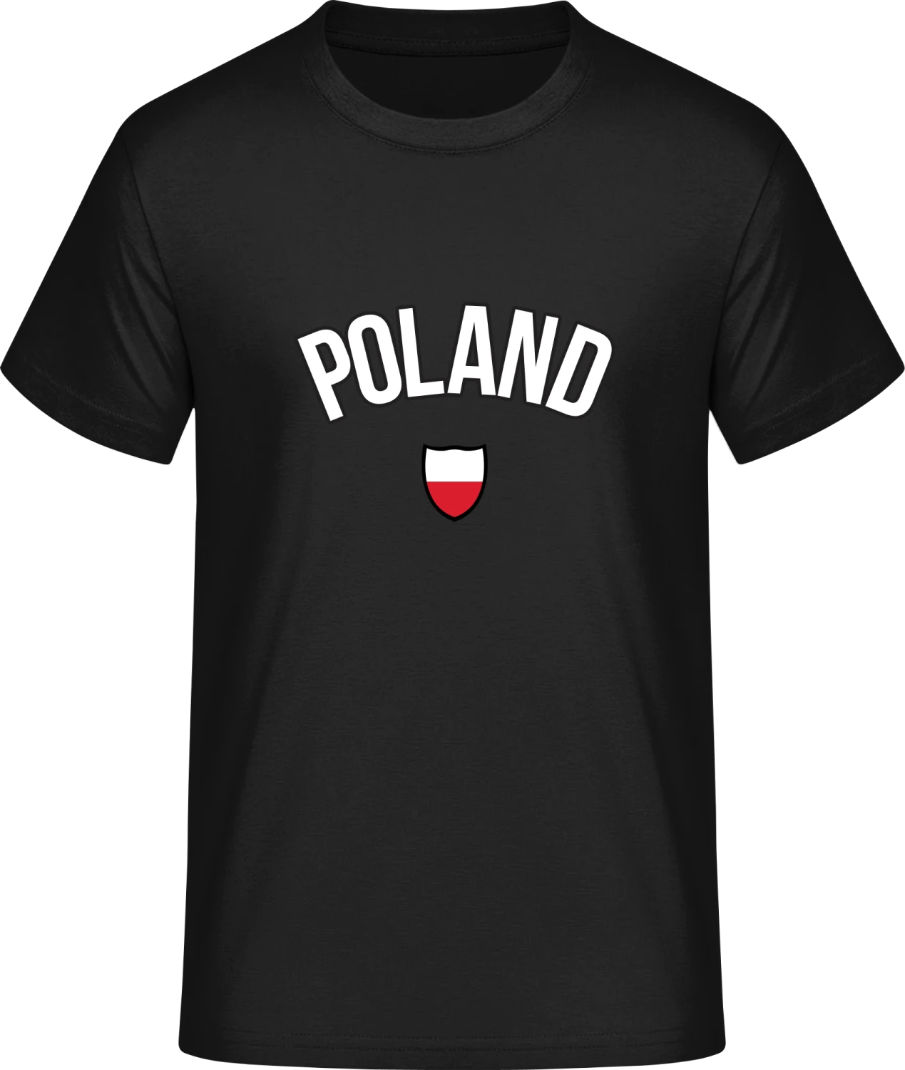 POLAND Football Fan - Front_Schwarz