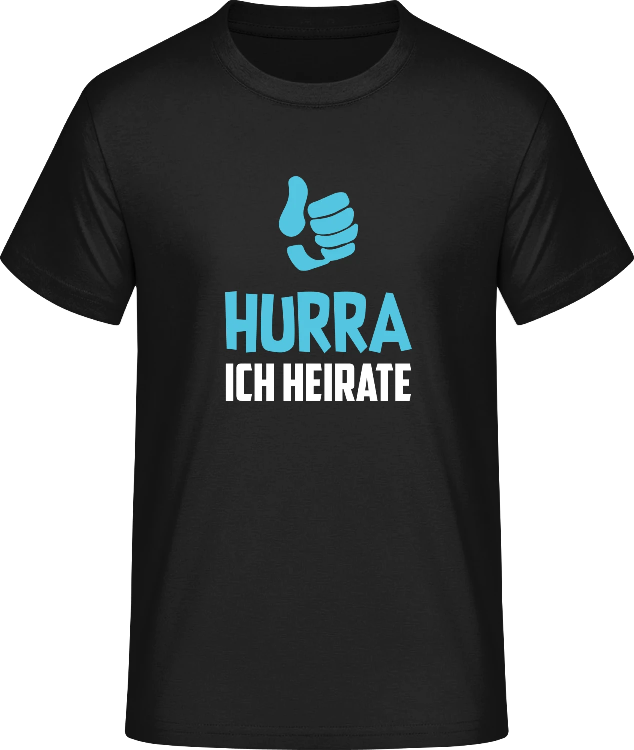 Hurra Ich heirate - Front_Schwarz