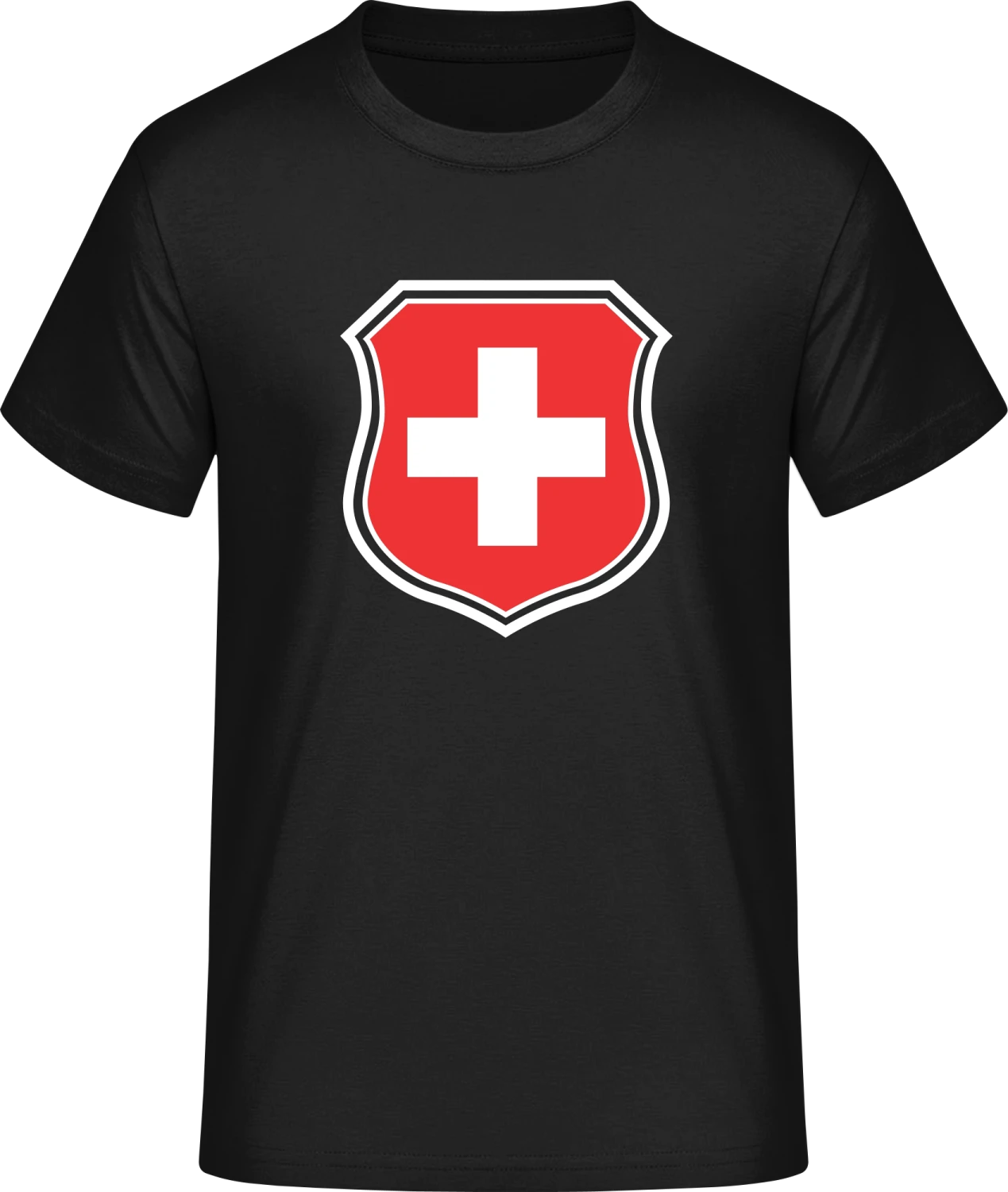 Switzerland Emblem - Front_Schwarz