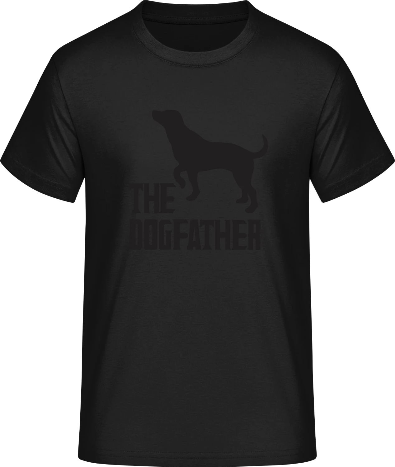 The Dogfather With Dog - Front_Schwarz