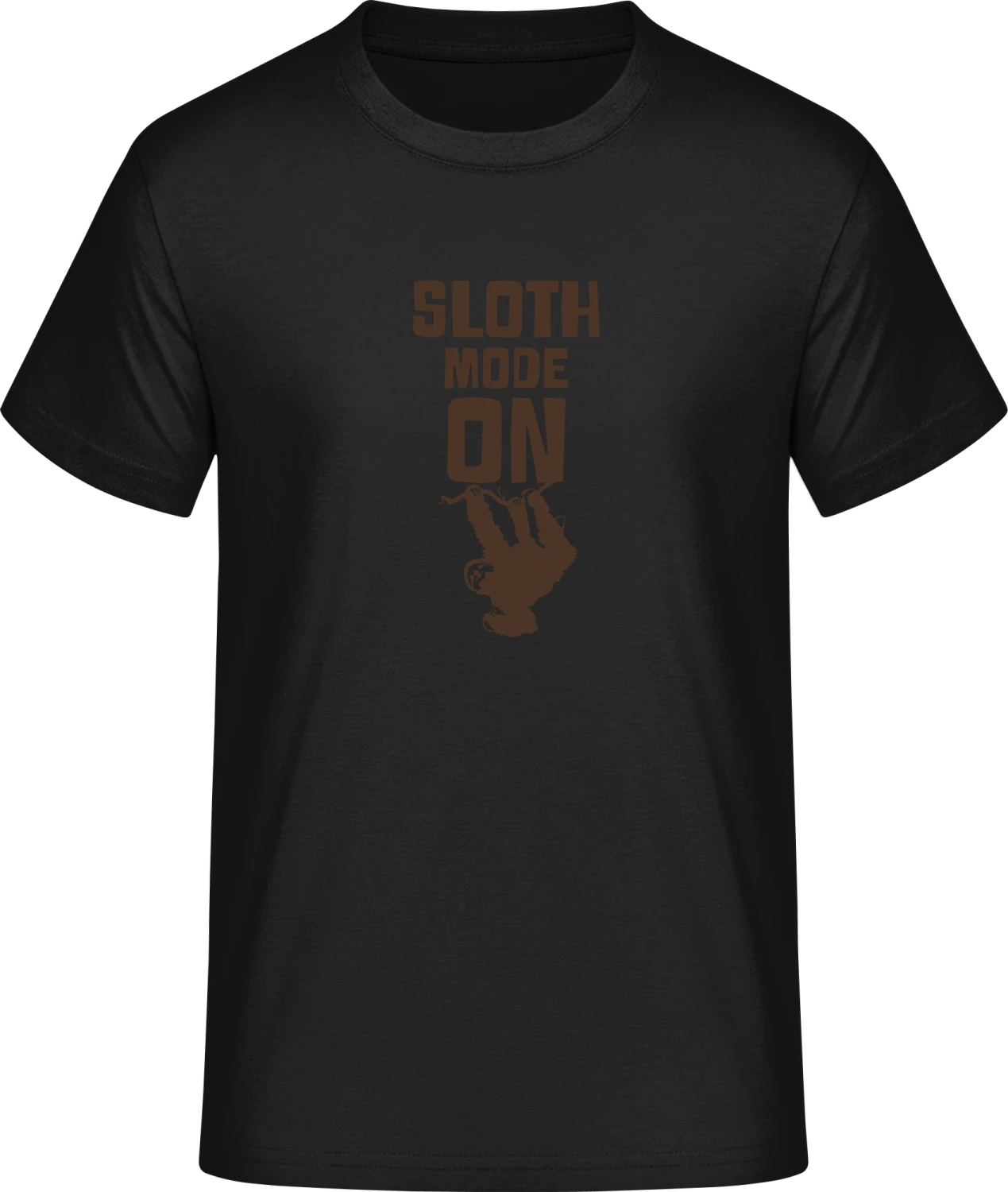 Sloth Mode On - Front_Schwarz