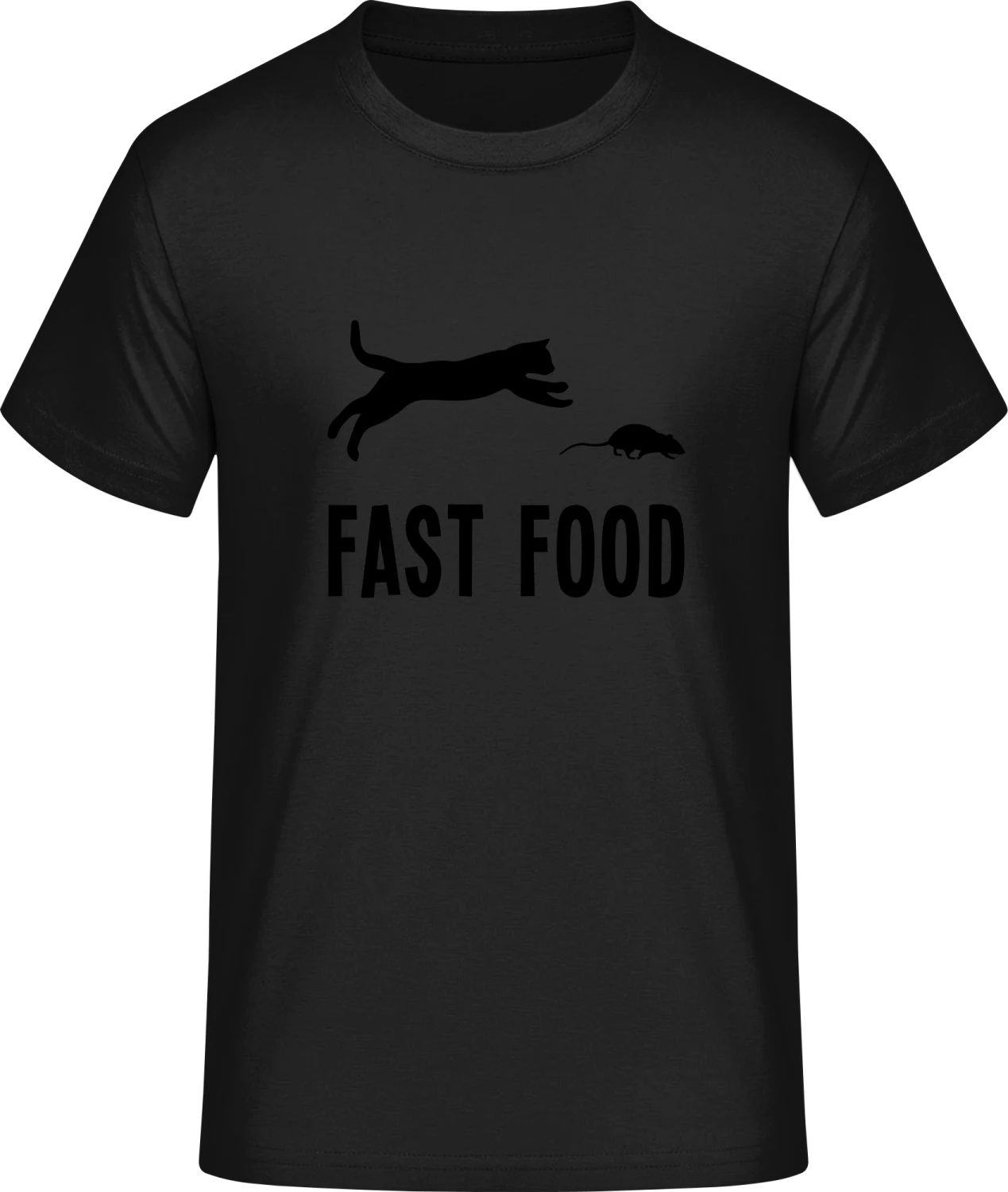 Fast Food Cat Mouse - Front_Schwarz