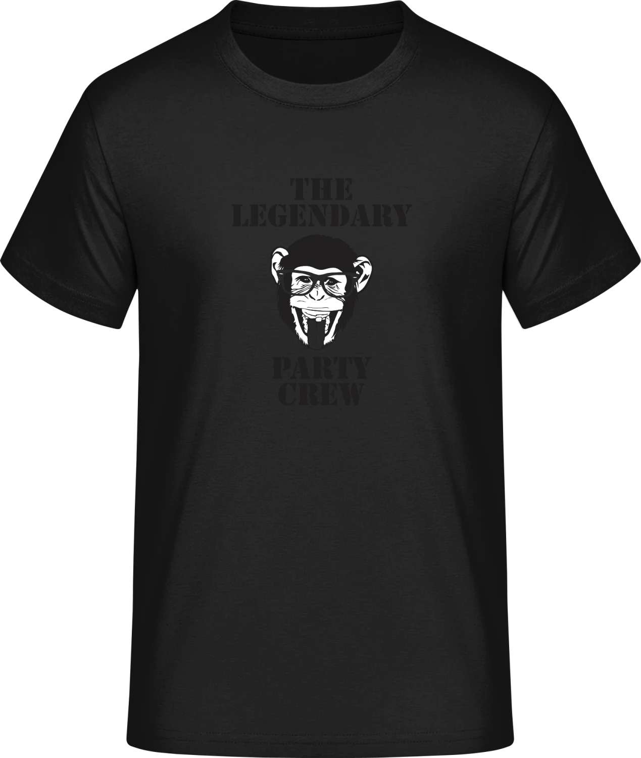 The Legendary Party Crew Chimp - Front_Schwarz