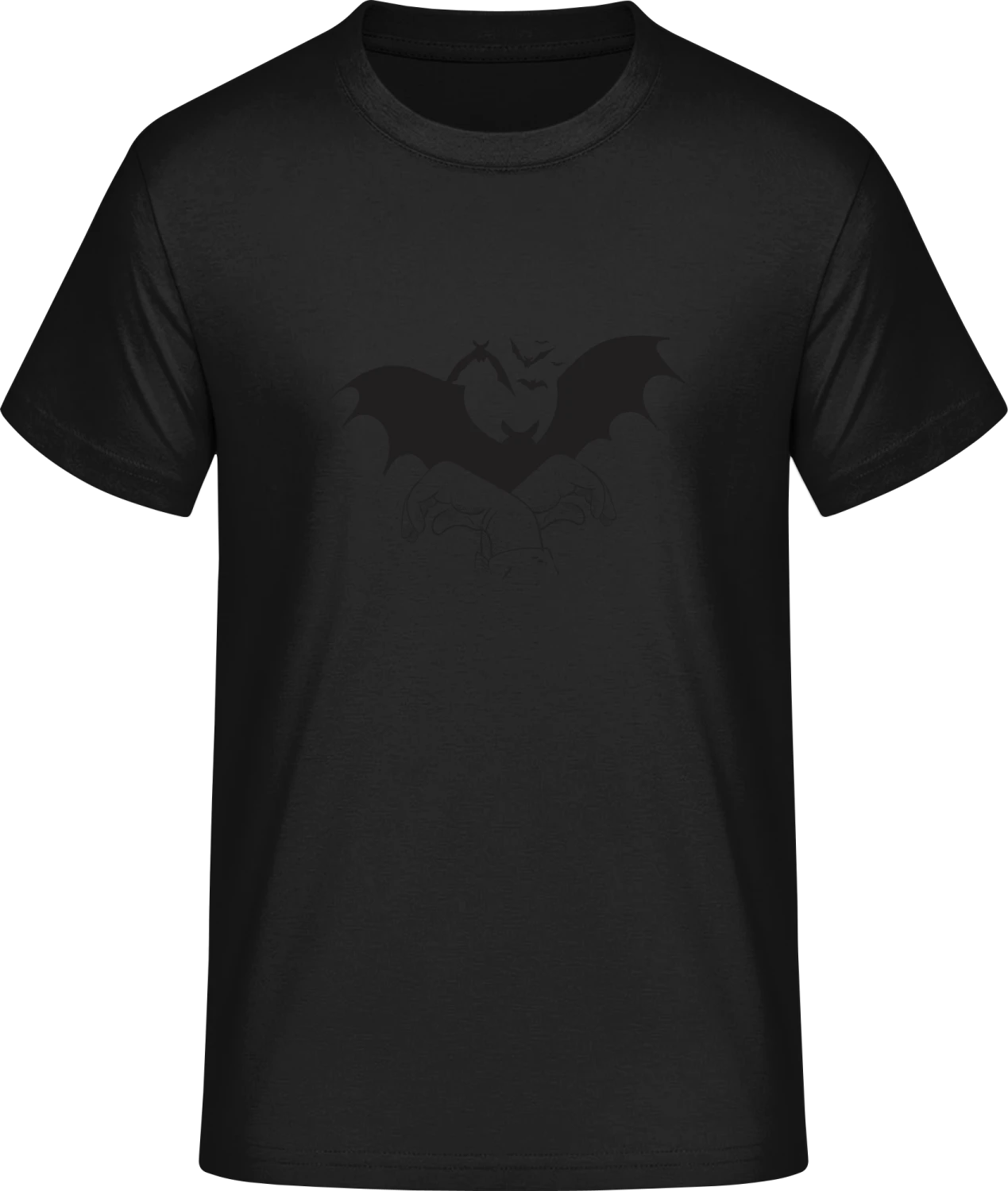 Bats Hand Shadow - Front_Schwarz