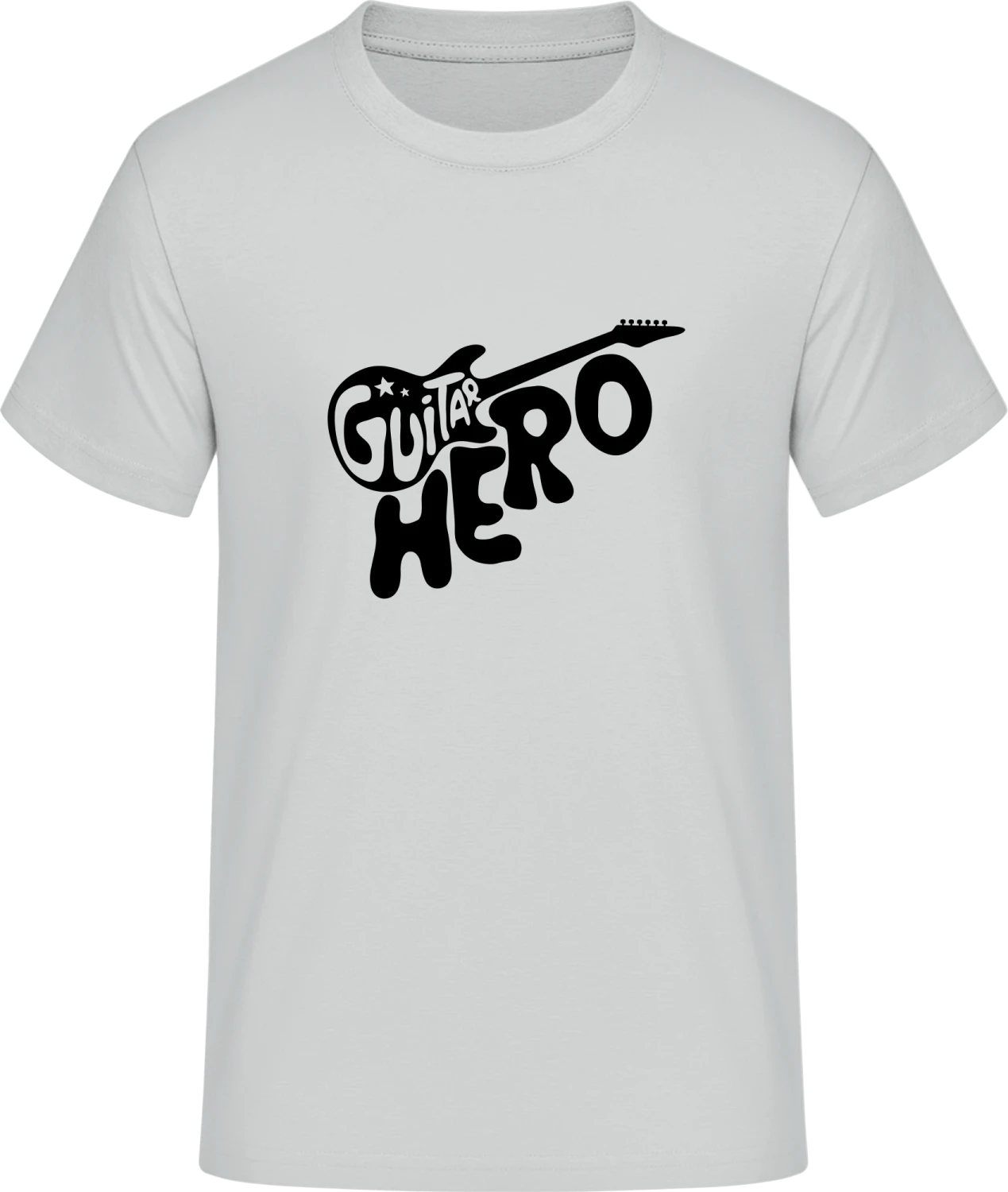 Guitar Hero Logo - Front_Pacific grey