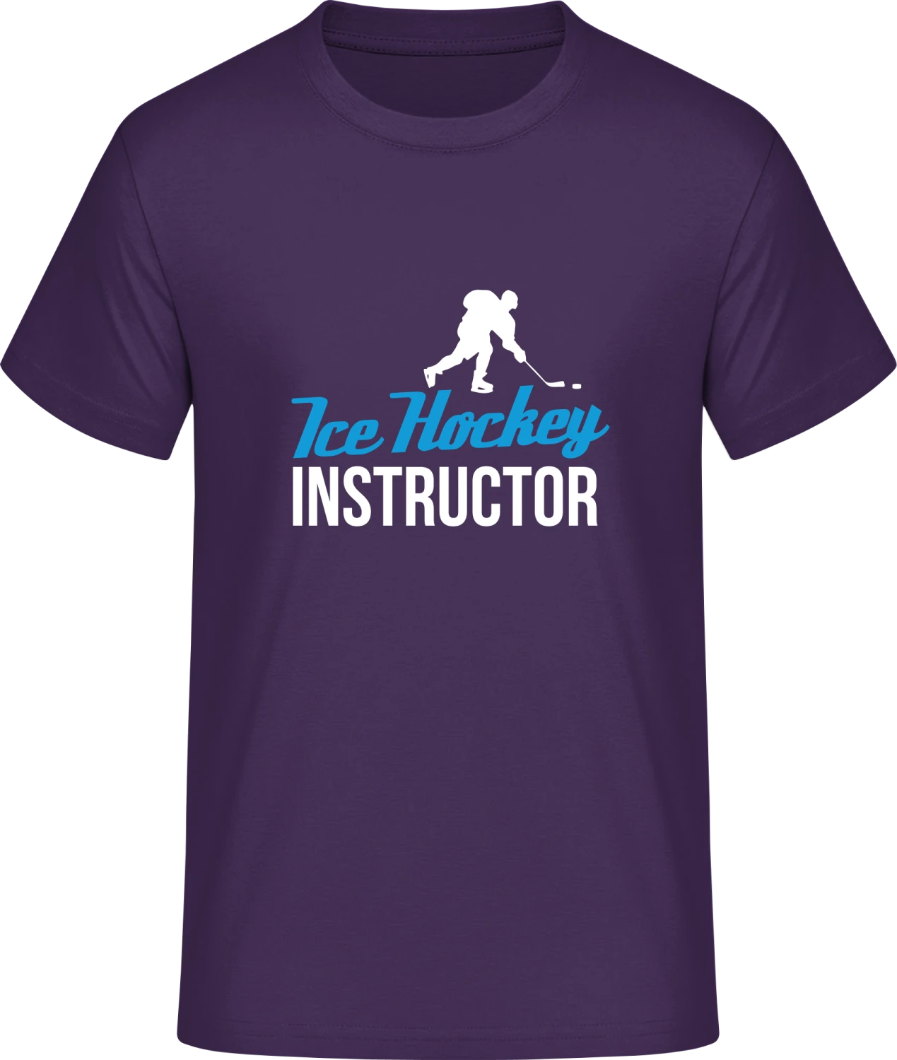 Ice Hockey Instructor - Front_Urban purple