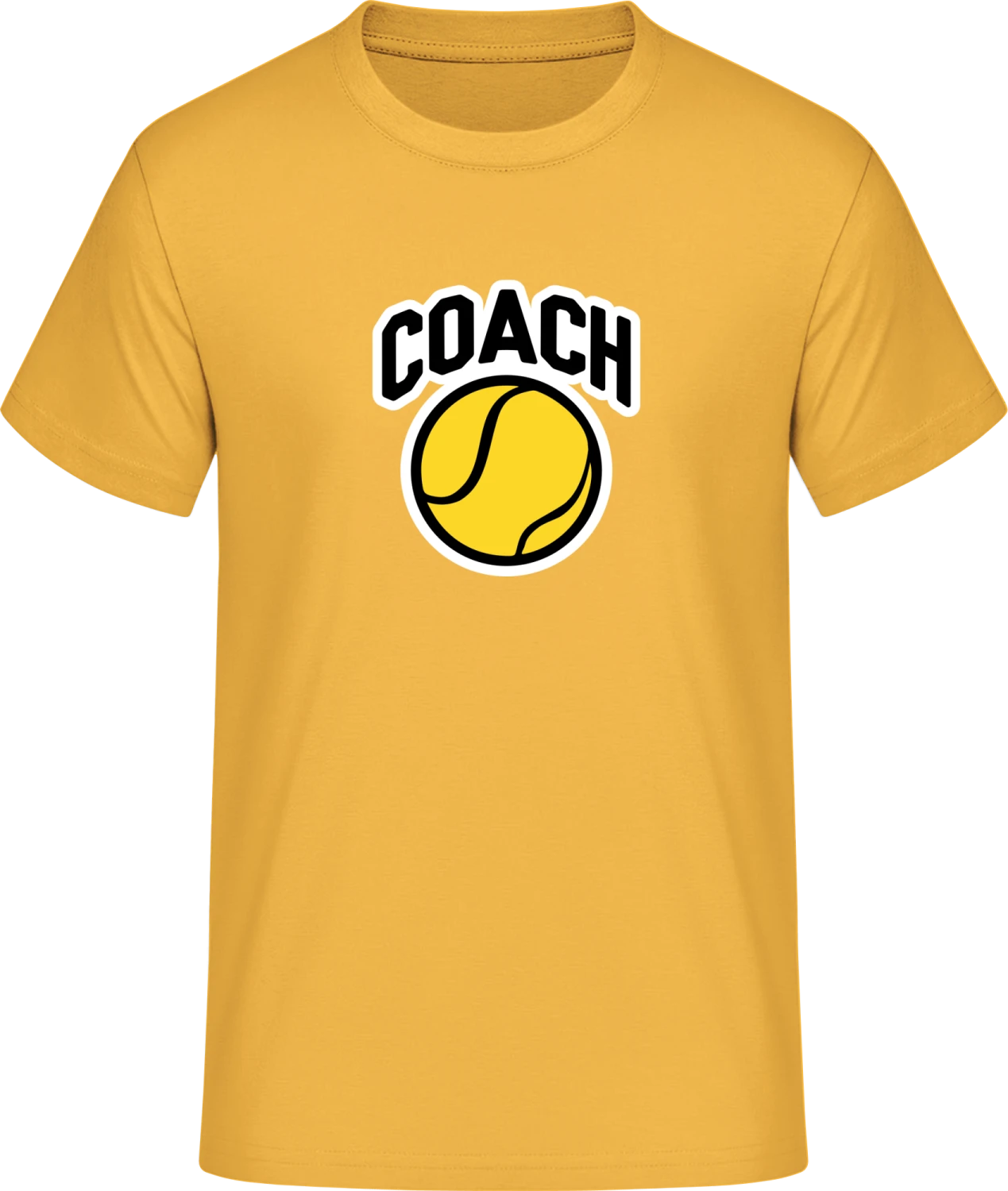 Tennis Coach Logo - Front_Gold