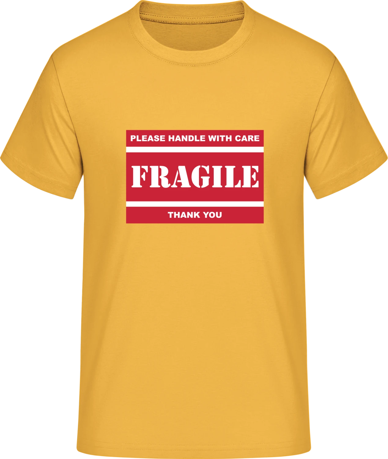 Fragile Please Handle With Care - Front_Gold