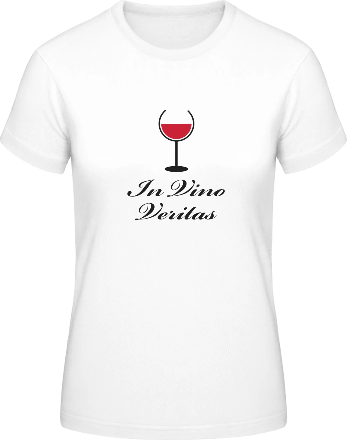 In Vino Veritas - White #E190 women T-Shirt - Front