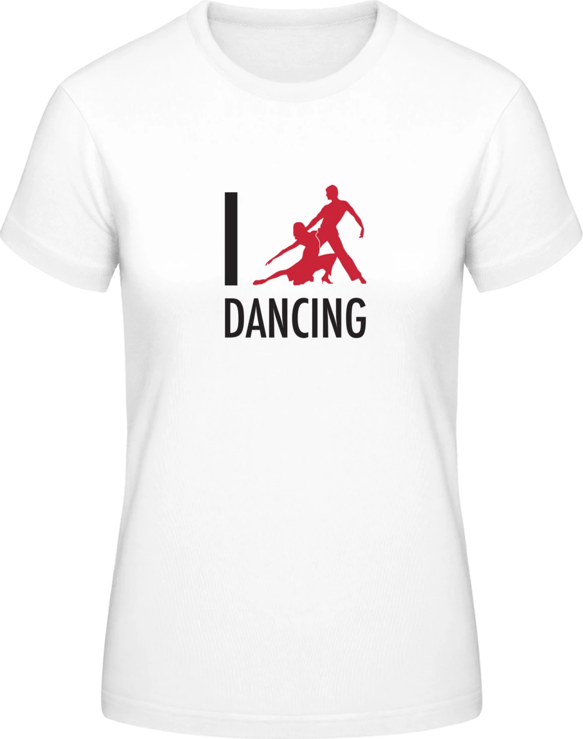 I Love Latino Dance - White #E190 women T-Shirt - Front