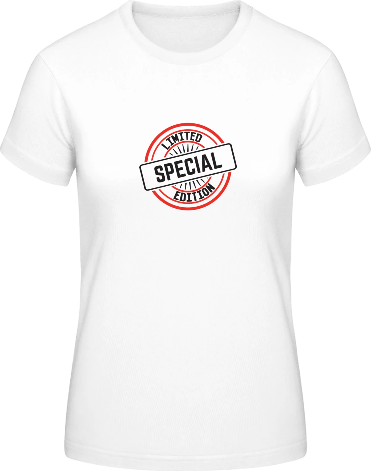 Limited Special Edition Logo - White #E190 women T-Shirt - Front