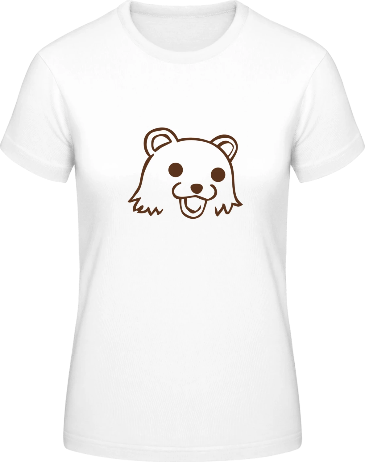 Pedobear Meme - White #E190 women T-Shirt - Front