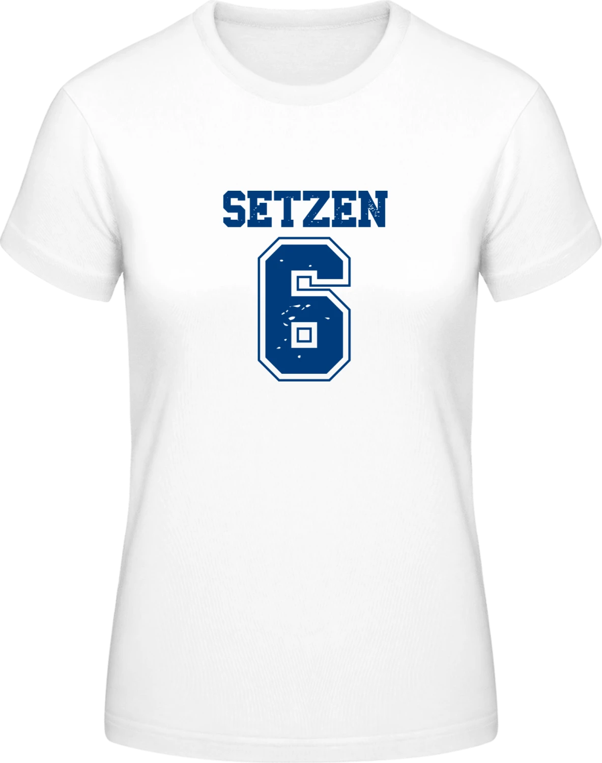 Setzen 6 - White #E190 women T-Shirt - Front