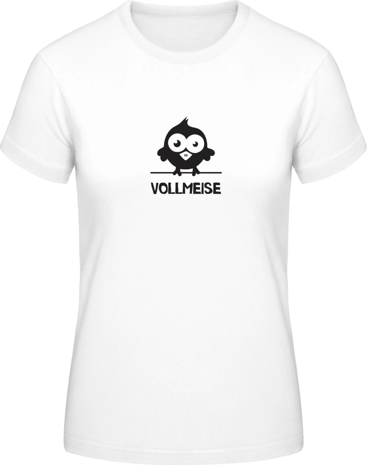 Vollmeise - White #E190 women T-Shirt - Front