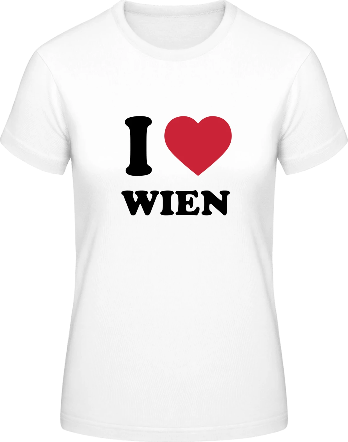 I Love Wien - White #E190 women T-Shirt - Front