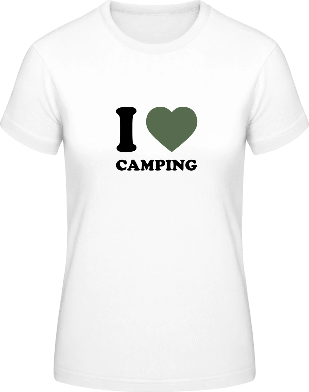 camping love - White #E190 women T-Shirt - Front