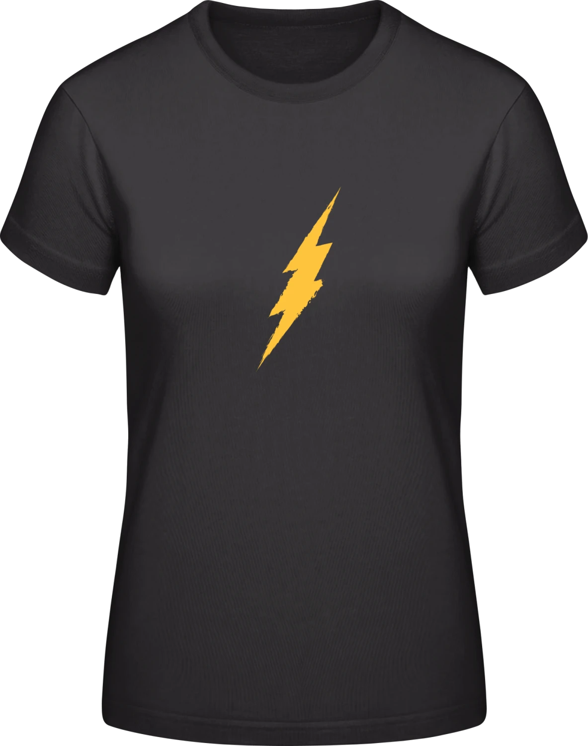 Flash Bazinga Energy - Black #E190 women T-Shirt - Front