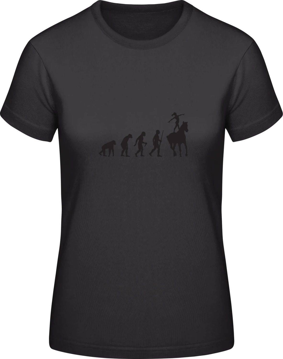 Vaulting Evolution - Black #E190 women T-Shirt - Front