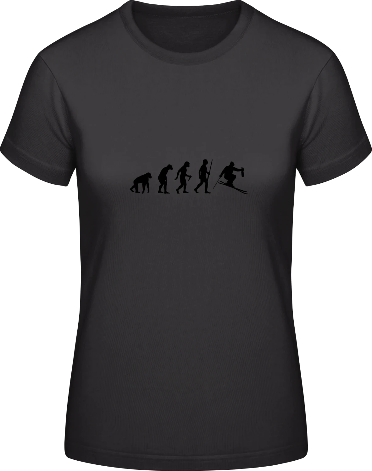 Après Ski Evolution - Black #E190 women T-Shirt - Front