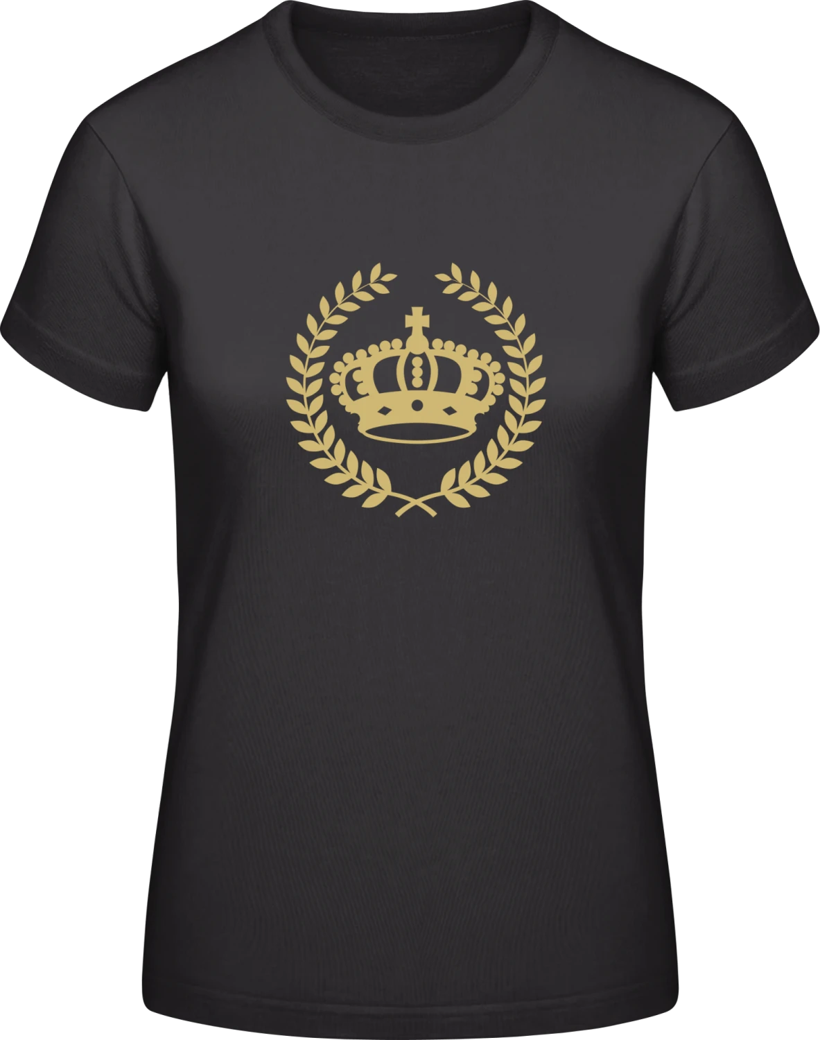 Prize Crown - Black #E190 women T-Shirt - Front