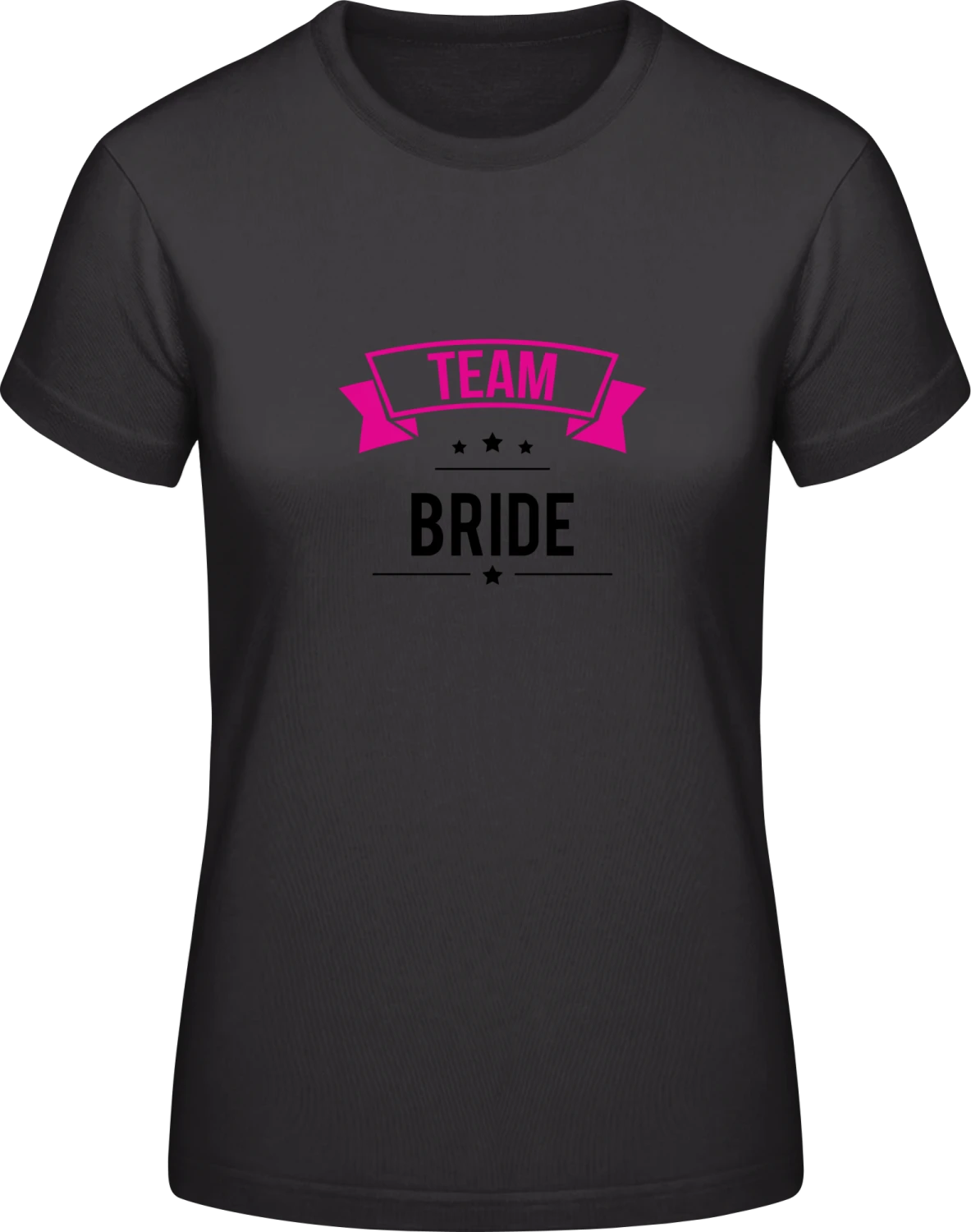 Team Bride Classic - Black #E190 women T-Shirt - Front