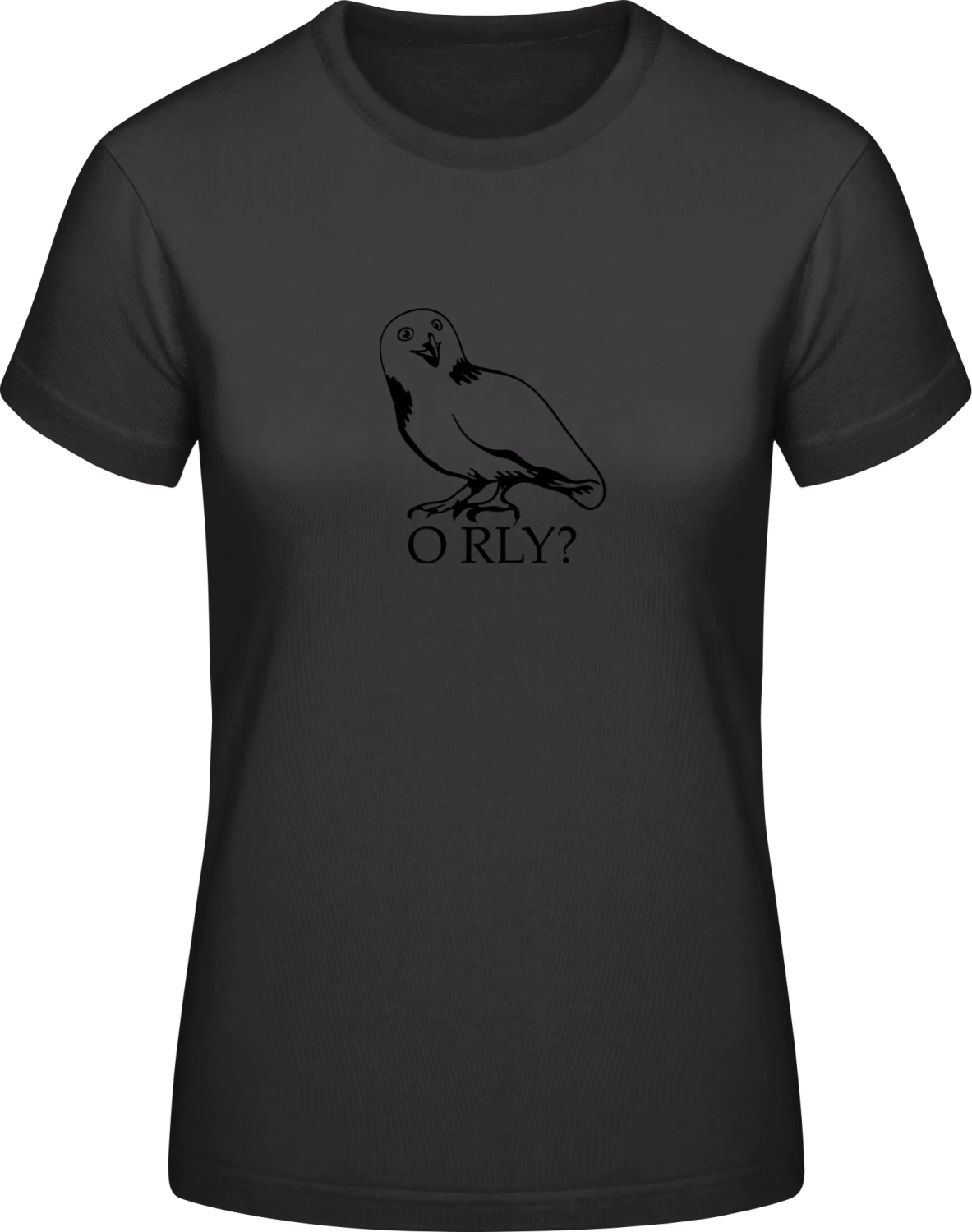 O Rly - Black #E190 women T-Shirt - Front