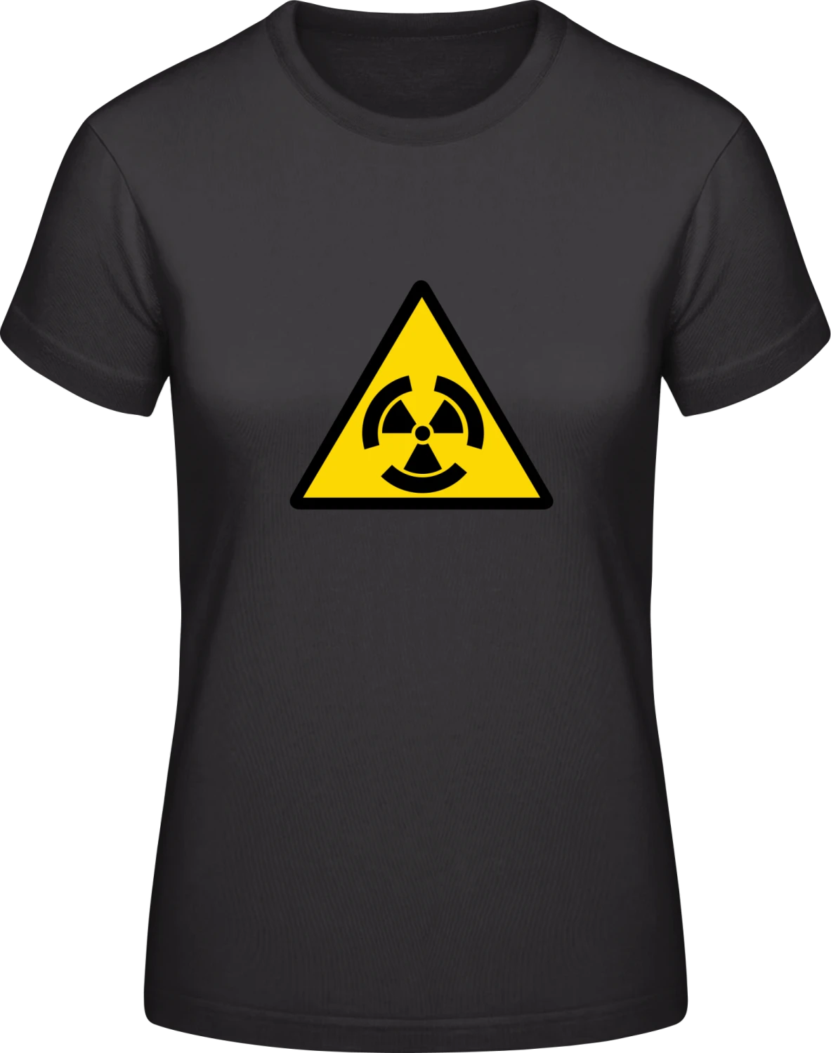 Radioactive Danger - Black #E190 women T-Shirt - Front