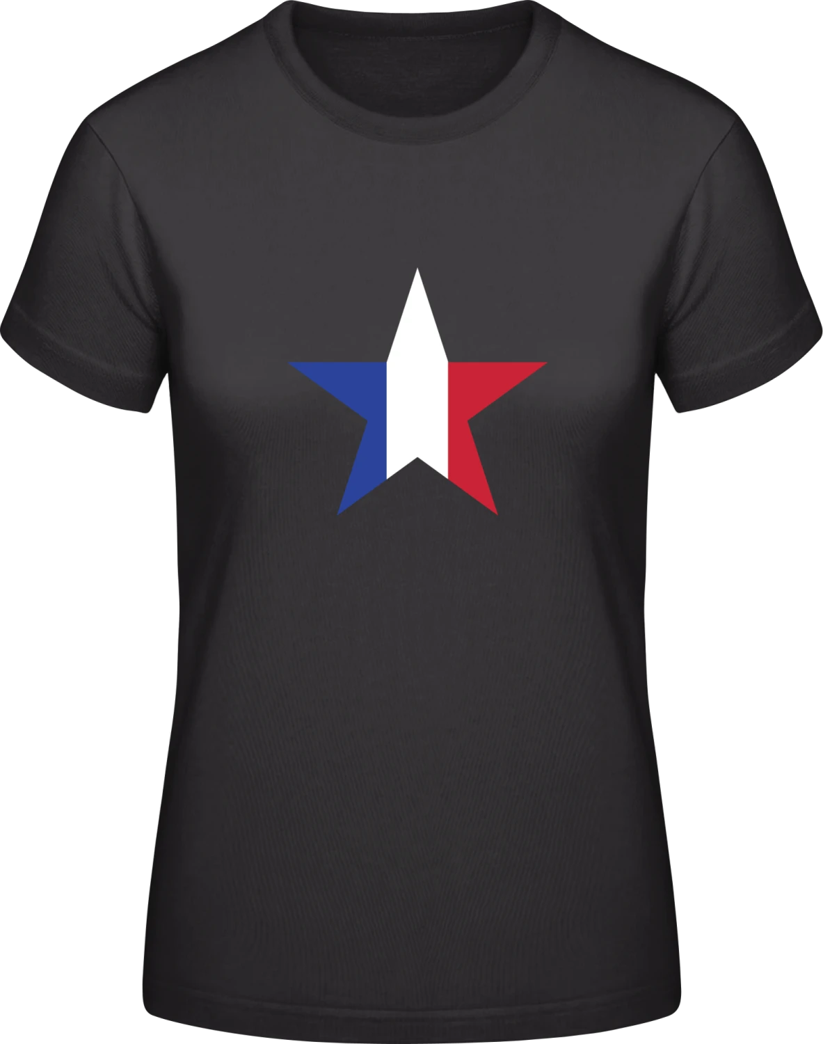 French Star - Black #E190 women T-Shirt - Front