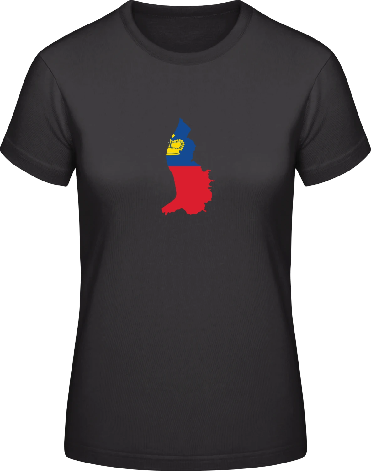 Liechtenstein - Black #E190 women T-Shirt - Front