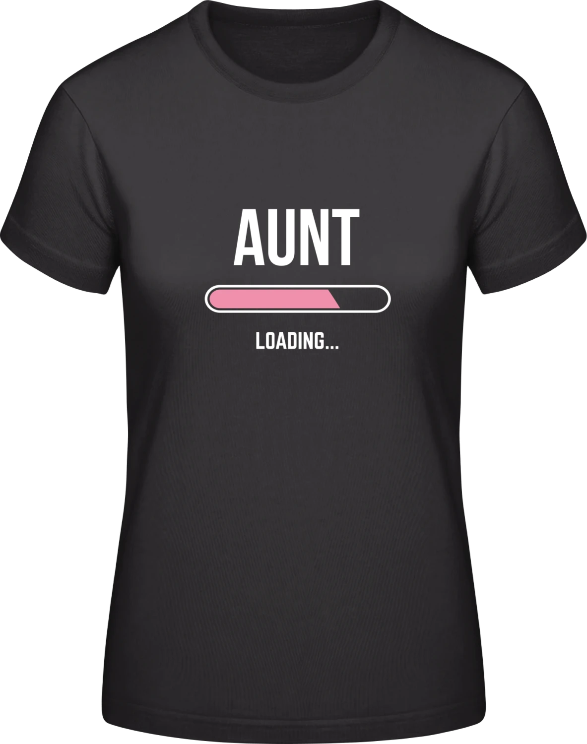 Loading Aunt - Black #E190 women T-Shirt - Front