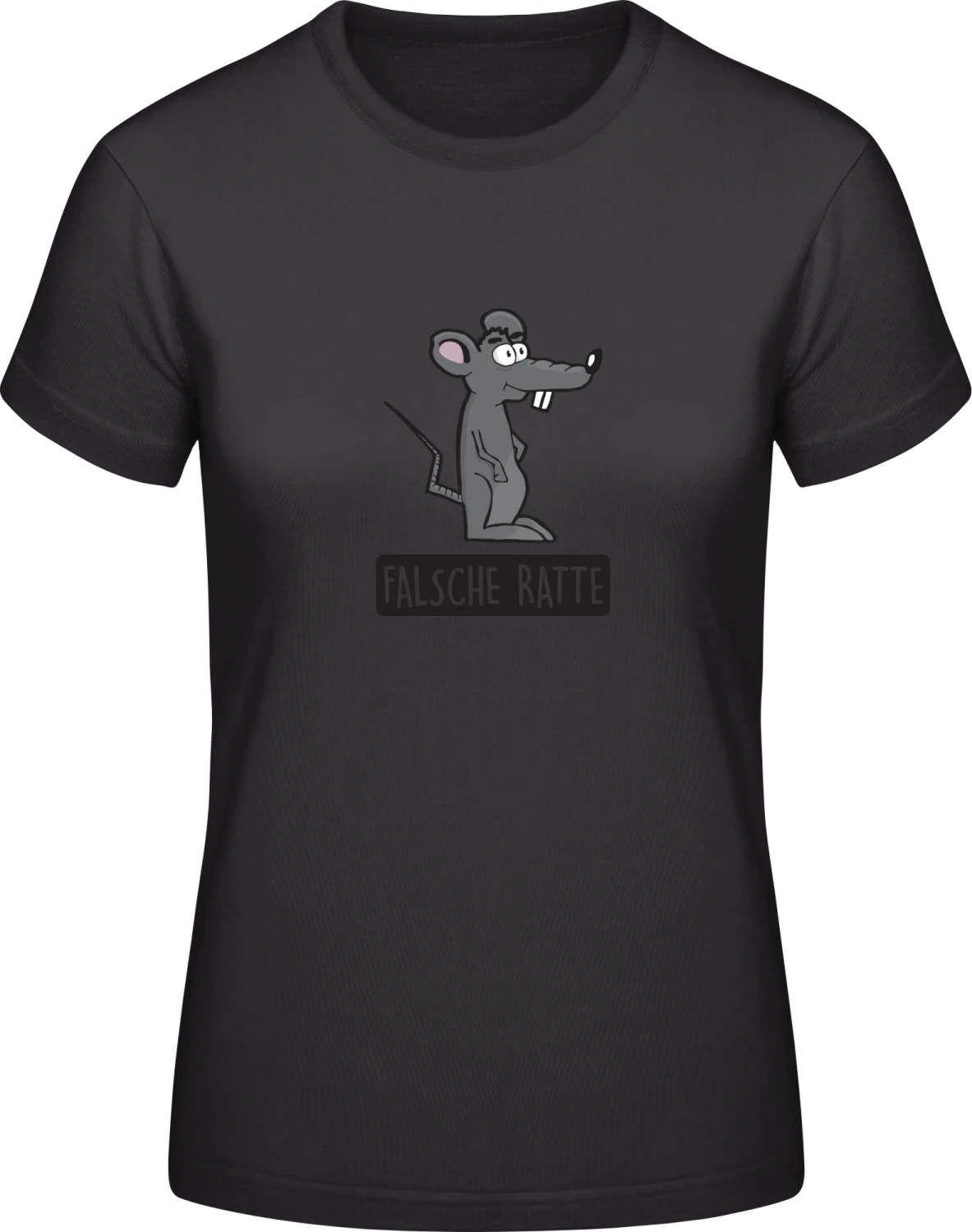 Falsche Ratte - Black #E190 women T-Shirt - Front