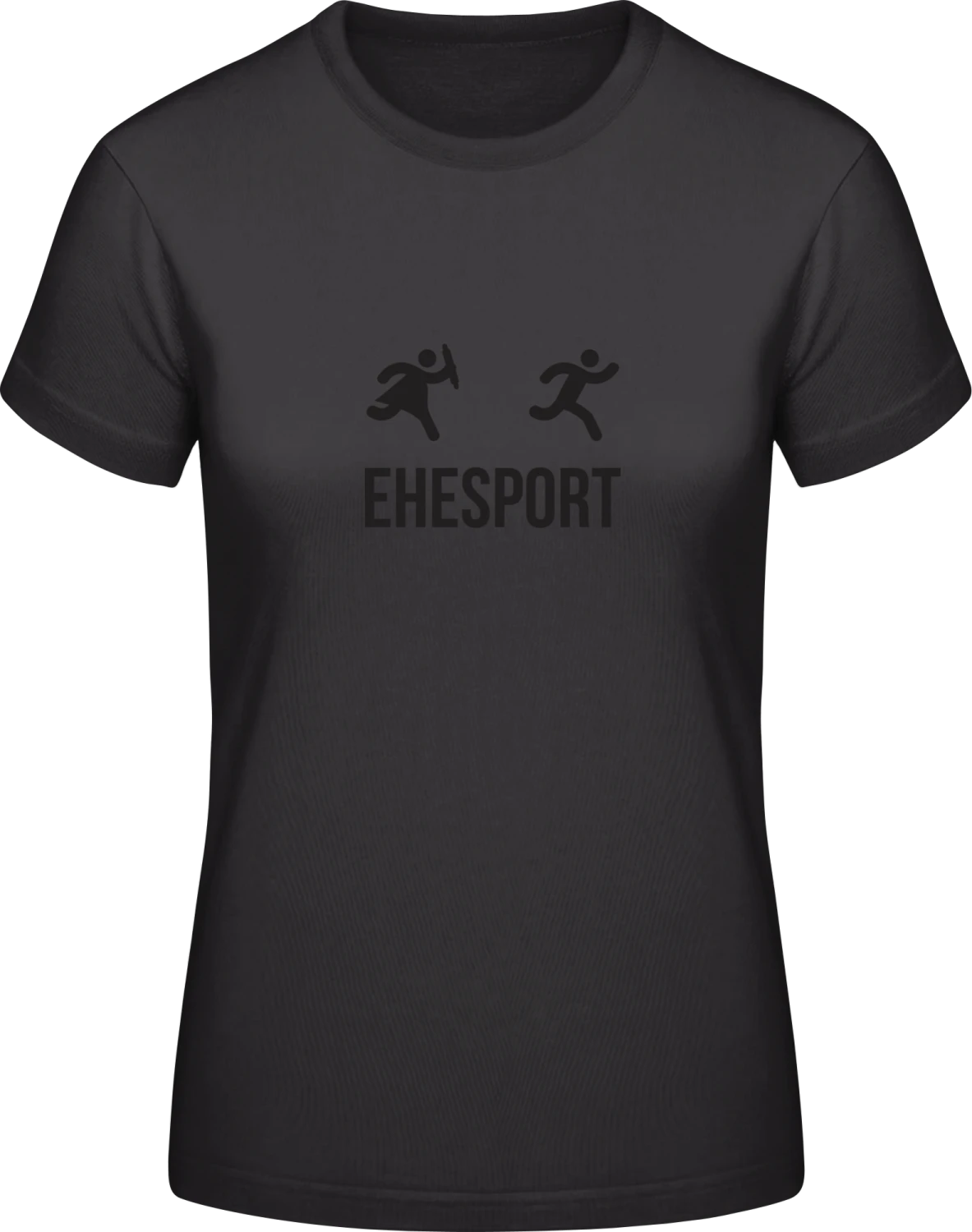 Ehesport - Black #E190 women T-Shirt - Front