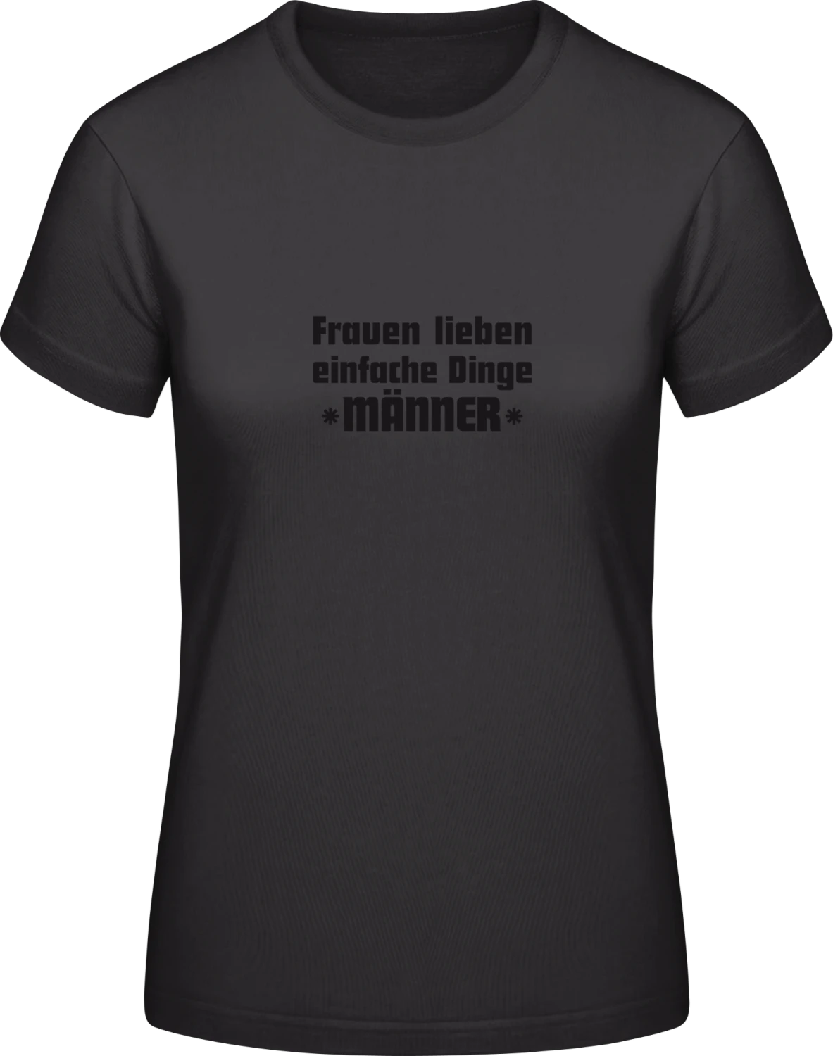 Männer - Black #E190 women T-Shirt - Front