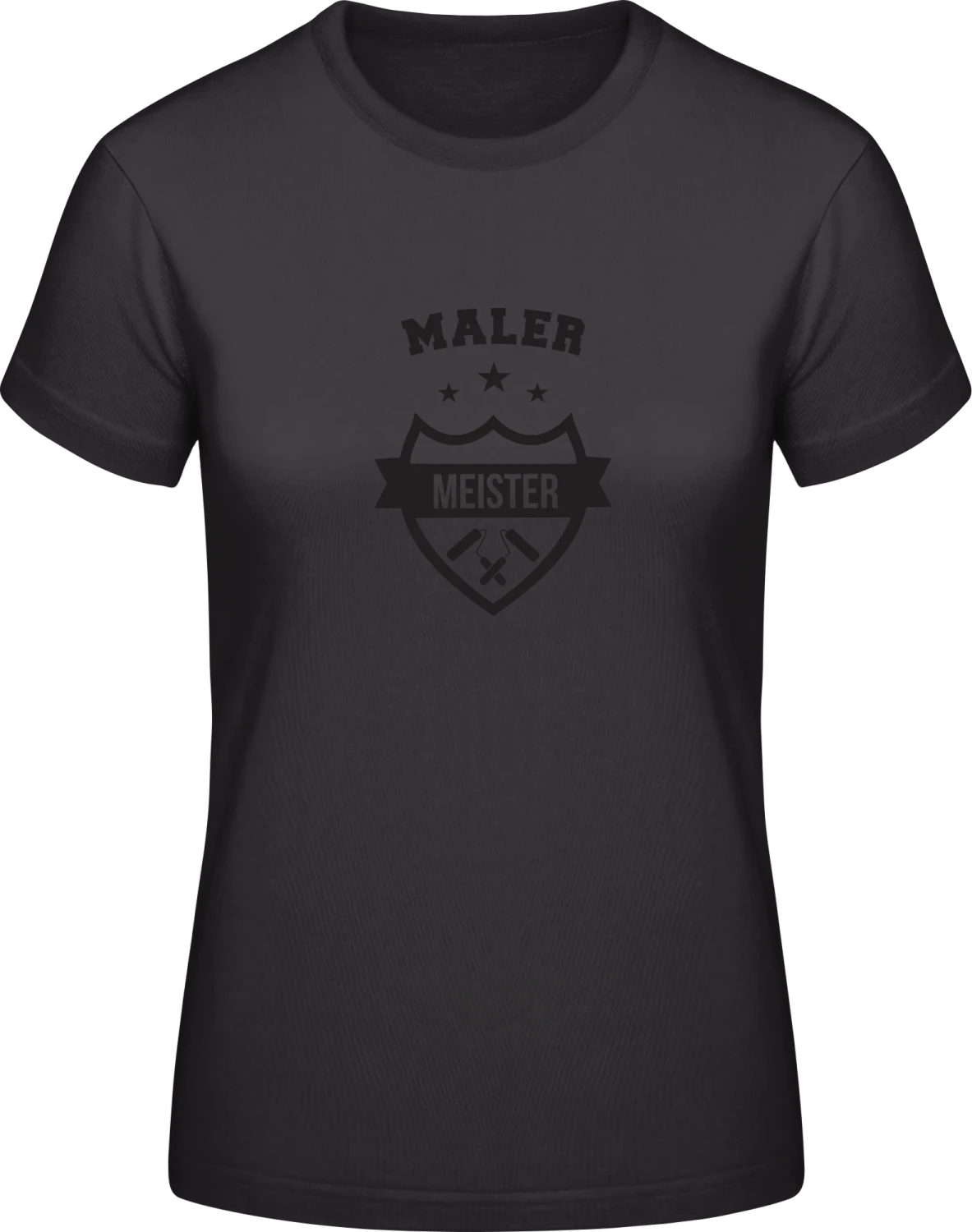 Maler Meister - Black #E190 women T-Shirt - Front