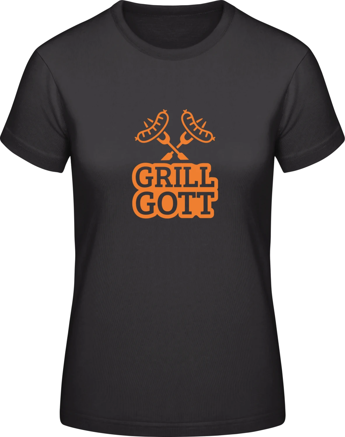 Grill Gott - Black #E190 women T-Shirt - Front