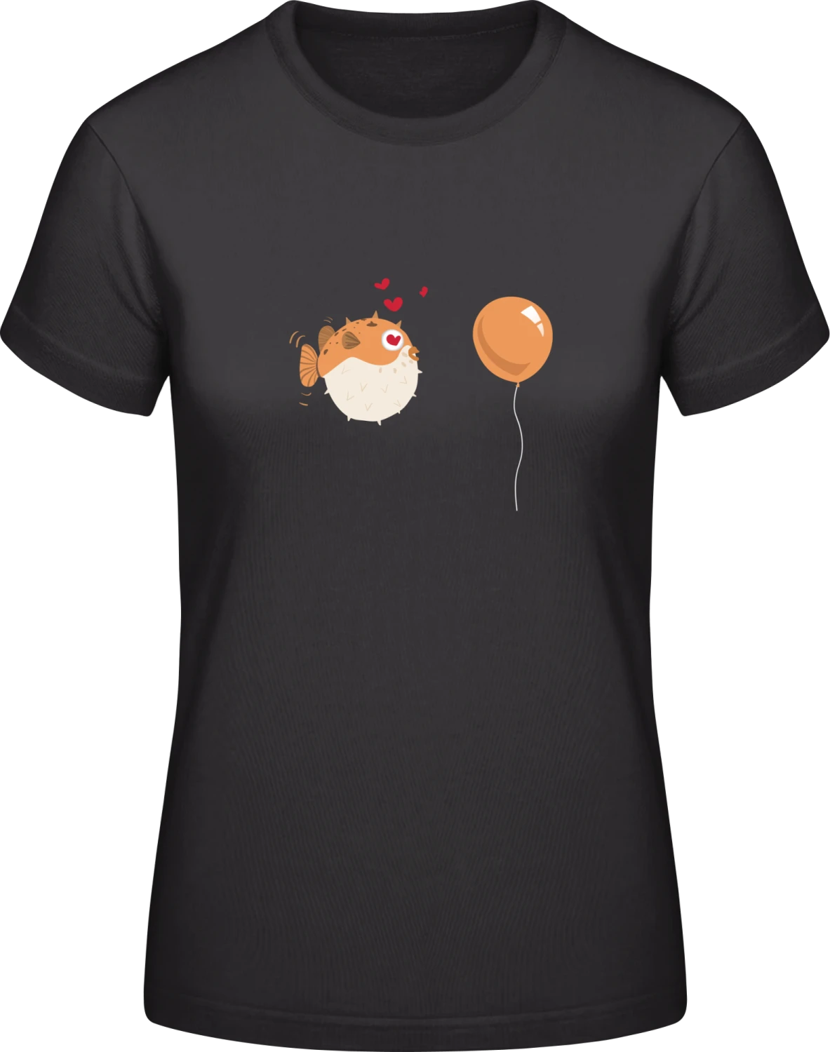 Blowfish Love - Black #E190 women T-Shirt - Front