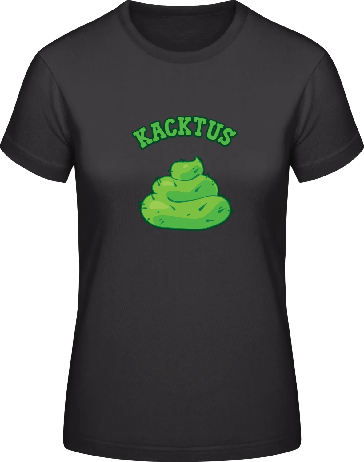 Kacktus - Black #E190 women T-Shirt - Front