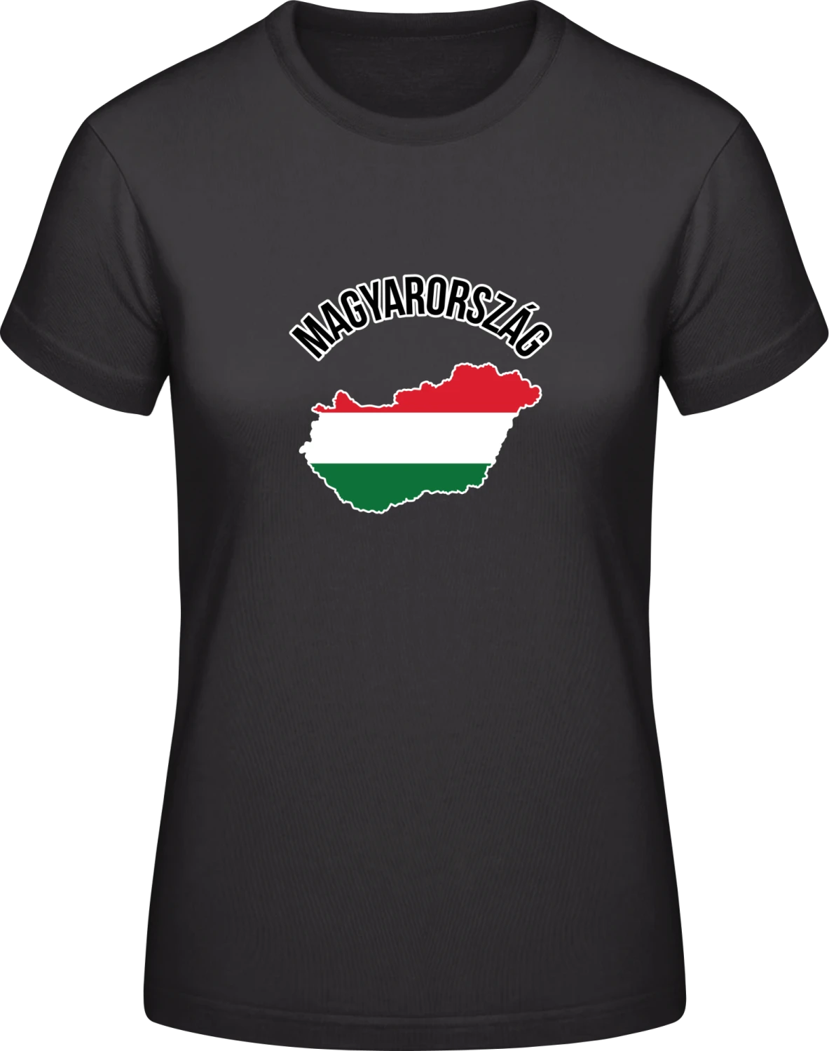 Magyarország - Black #E190 women T-Shirt - Front