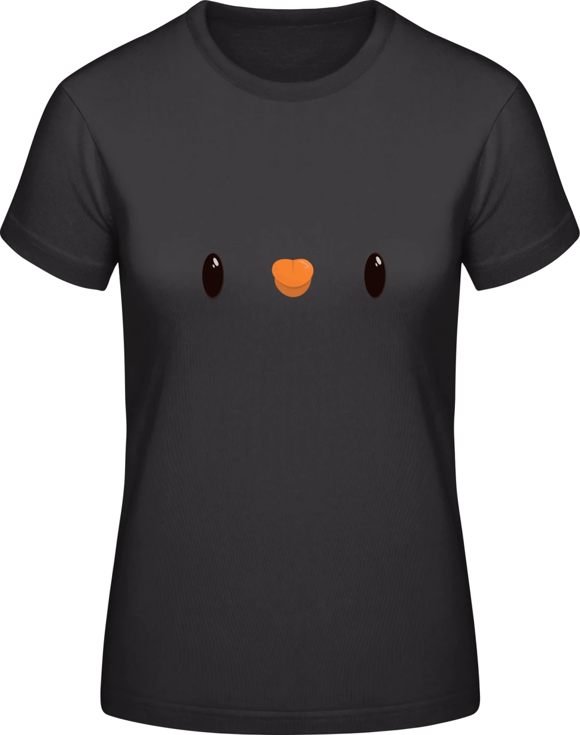 Chicken Effect - Black #E190 women T-Shirt - Front