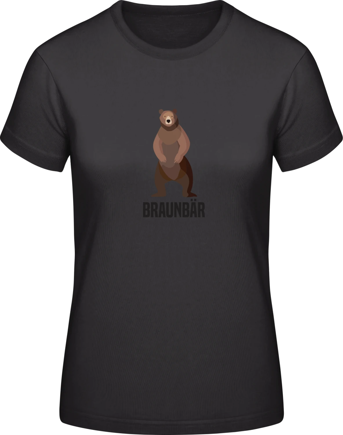 Braunbär - Black #E190 women T-Shirt - Front