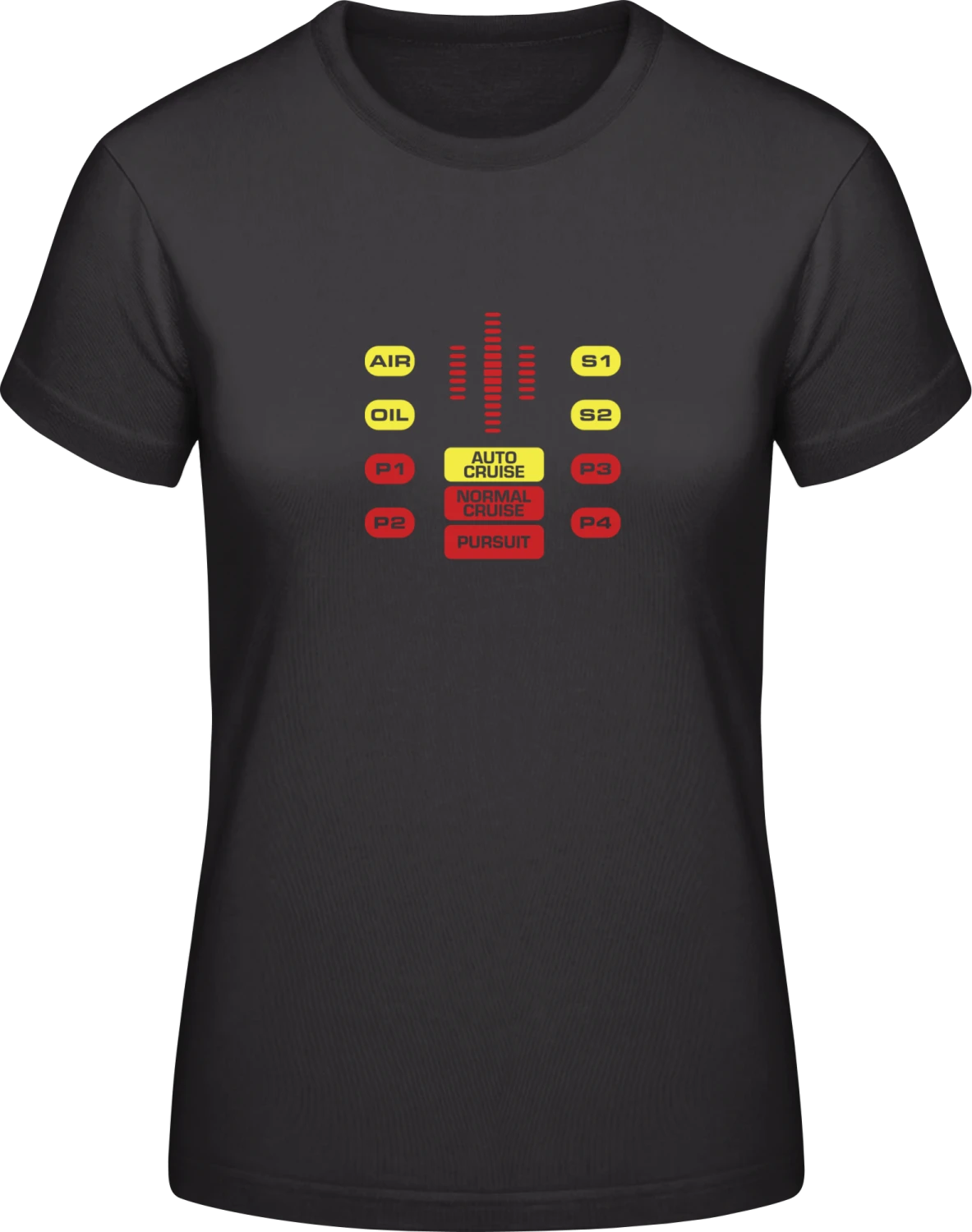 KITT Knight Rider - Black #E190 women T-Shirt - Front