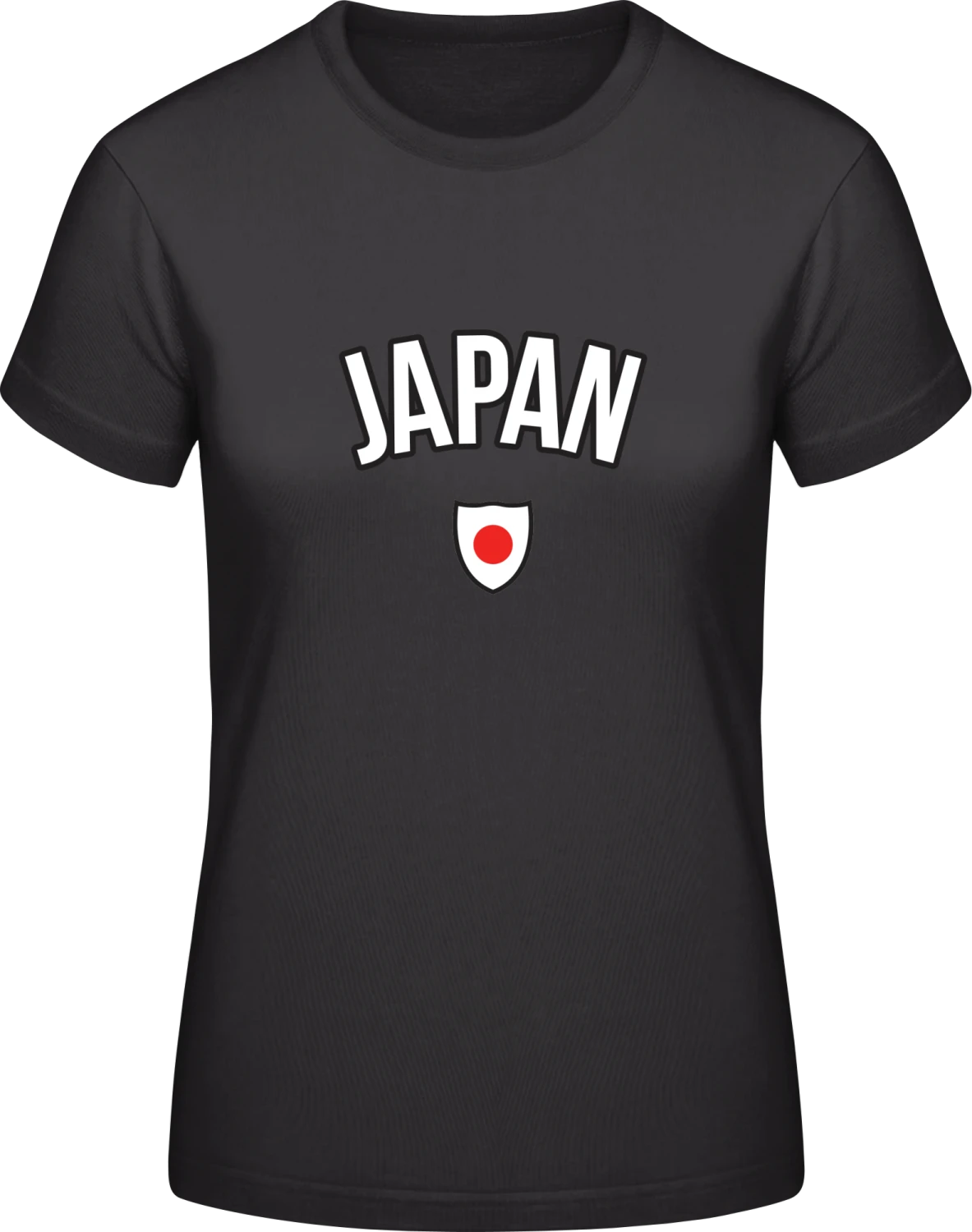 JAPAN Fan - Black #E190 women T-Shirt - Front