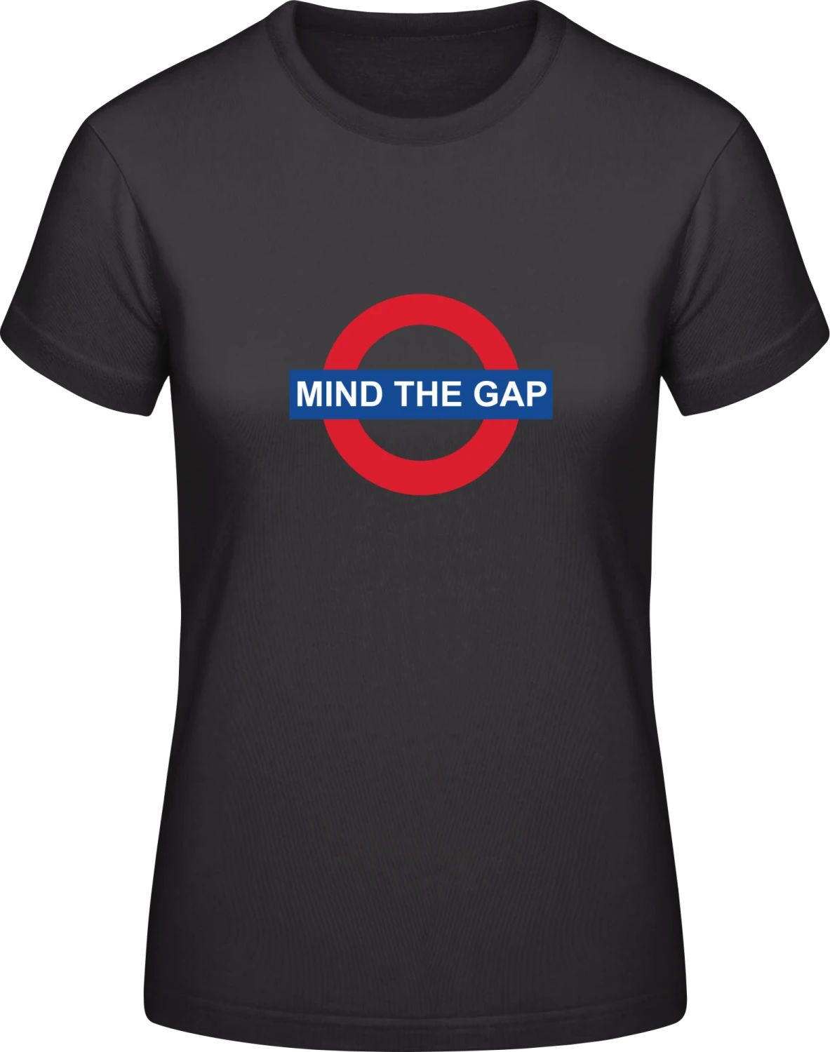 Mind The Gap - Black #E190 women T-Shirt - Front