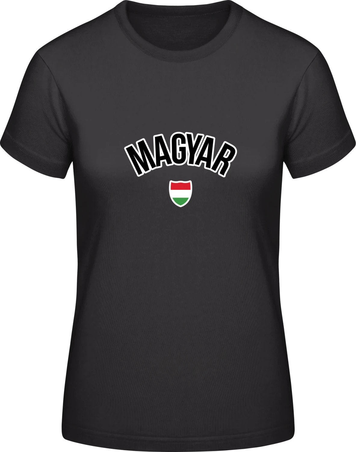 MAGYAR Fan - Black #E190 women T-Shirt - Front