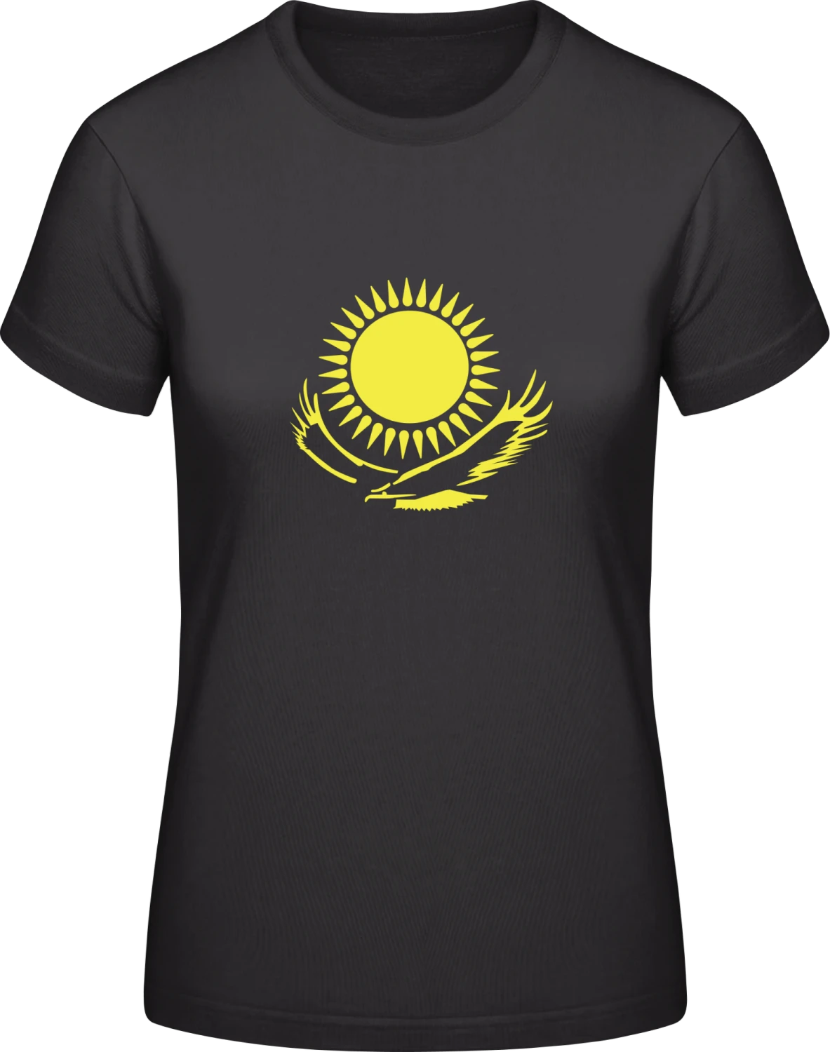 A Eagle In The Sun - Black #E190 women T-Shirt - Front