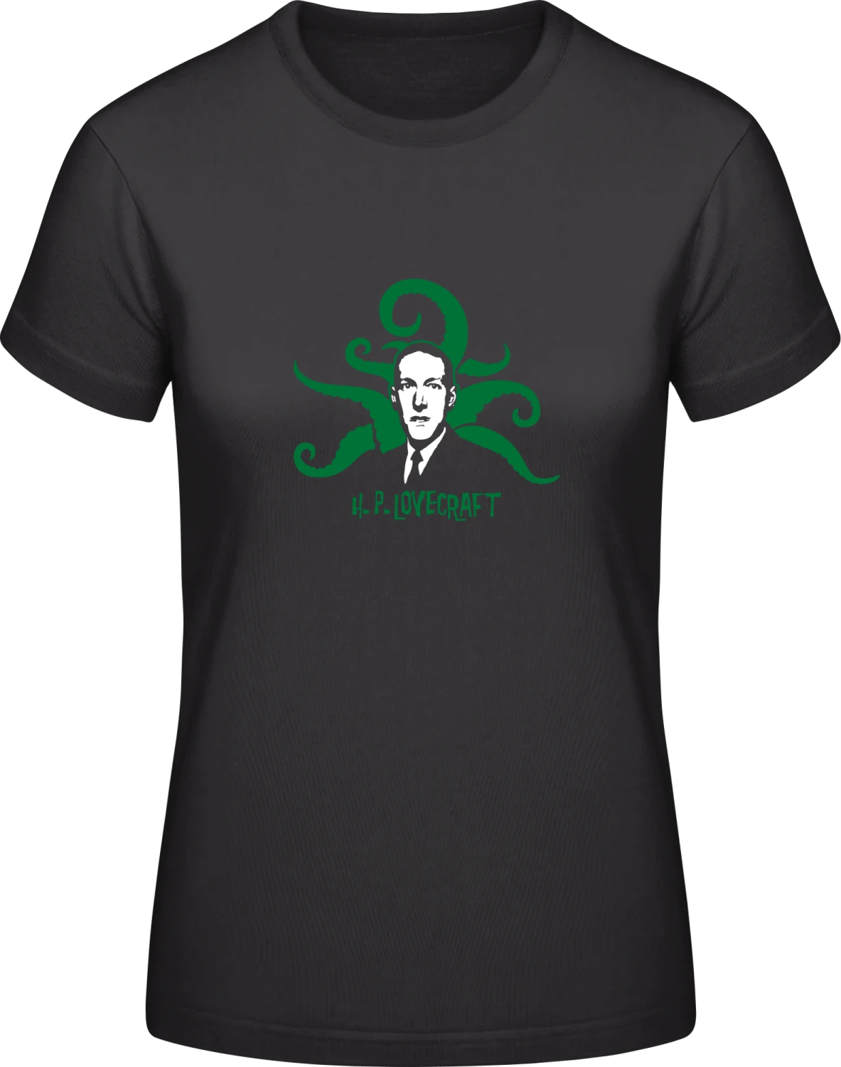 Lovecraft - Black #E190 women T-Shirt - Front