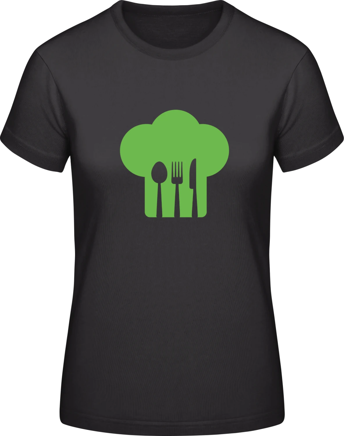 Cooking Equipment - Black #E190 women T-Shirt - Front