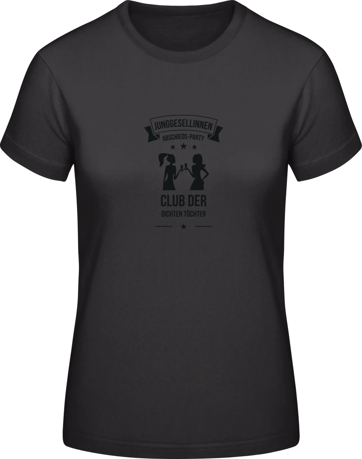 Club der dichten Töchter - Black #E190 women T-Shirt - Front