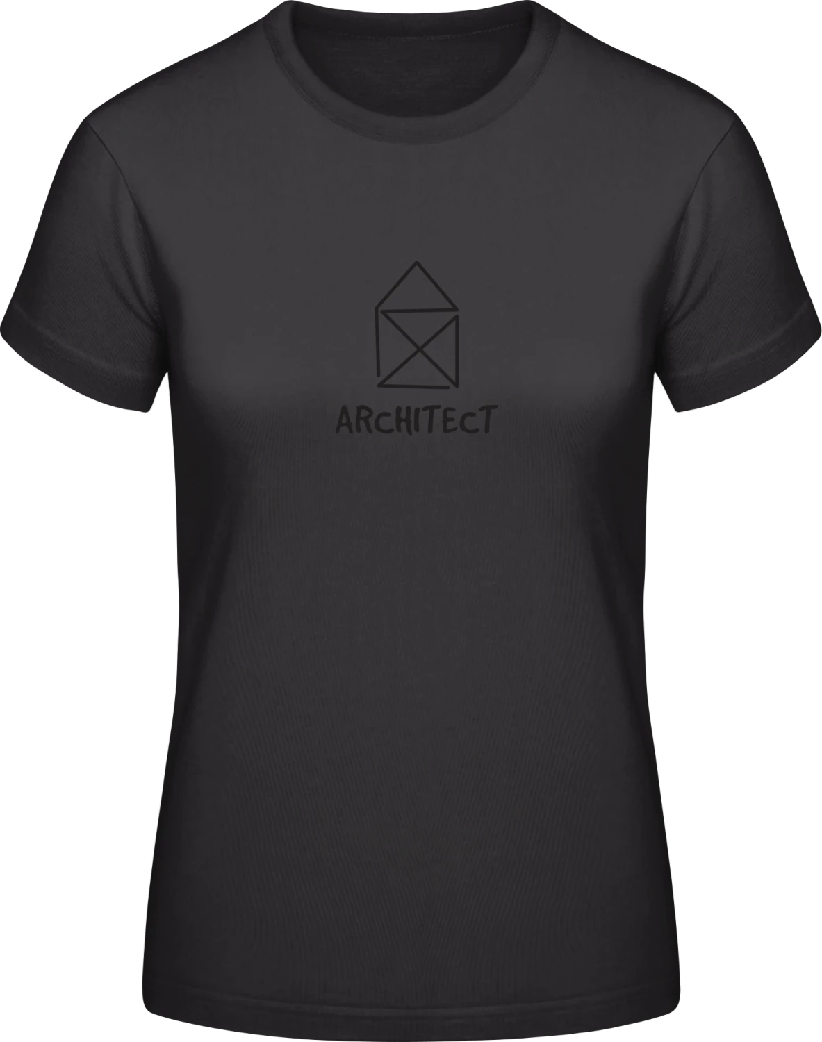 Architect Comic - Black #E190 women T-Shirt - Front